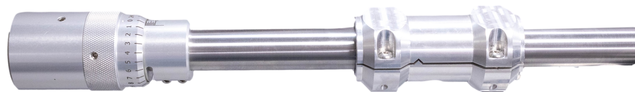 PQP Mid-Barrel Tuner with Shown installed on barrel. Barrel and Muzzle Tuner are SOLD SEPARATELY