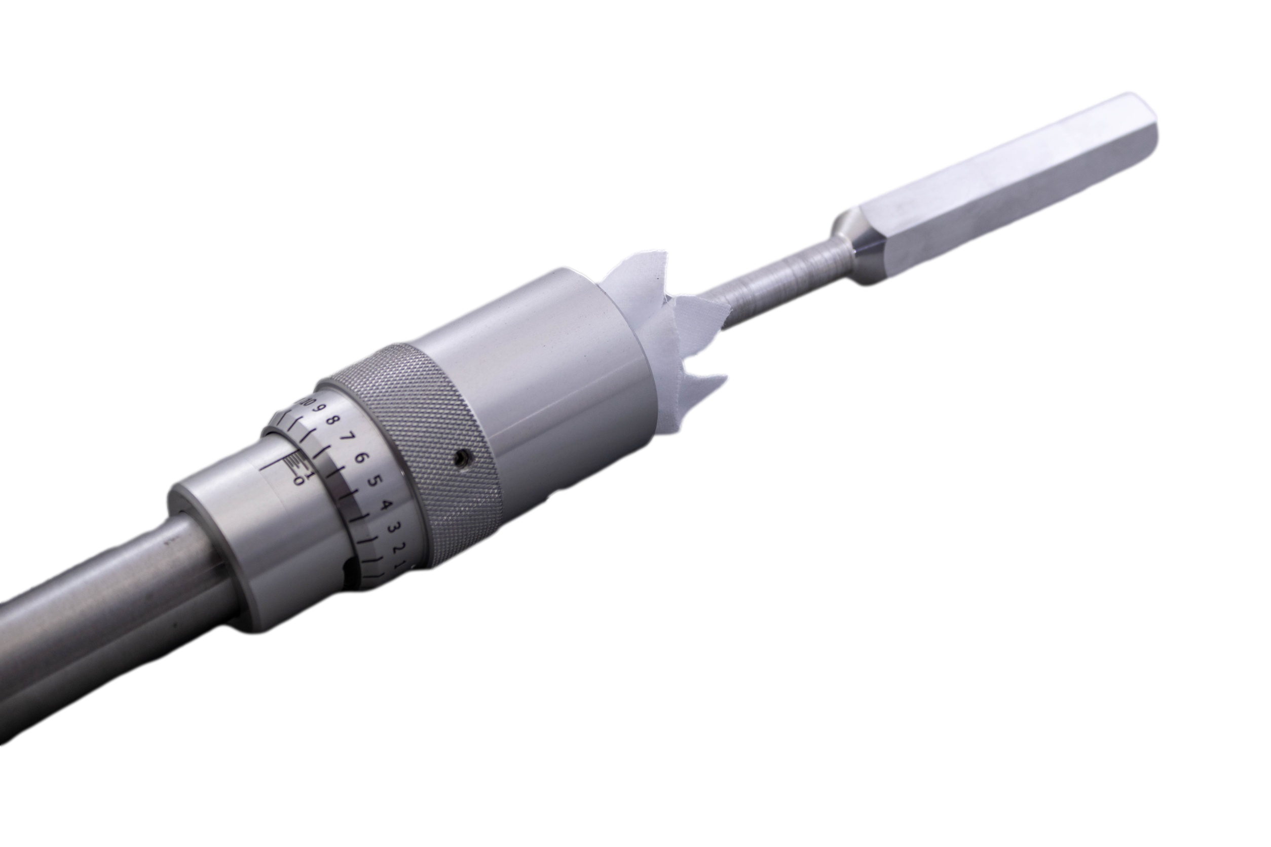 PQP - Aluminum Tuner Cleaner - Use with 3" Cleaning Patches--Insert and Turn to wipe out powder